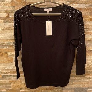 Calvin Klein long sleeve black sweater